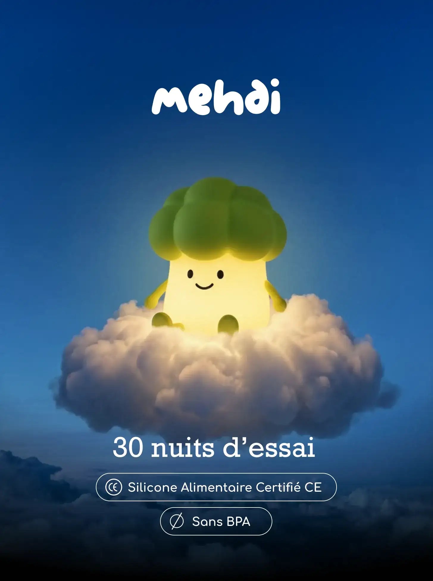 Veilleuse Mehdi le Brocoli